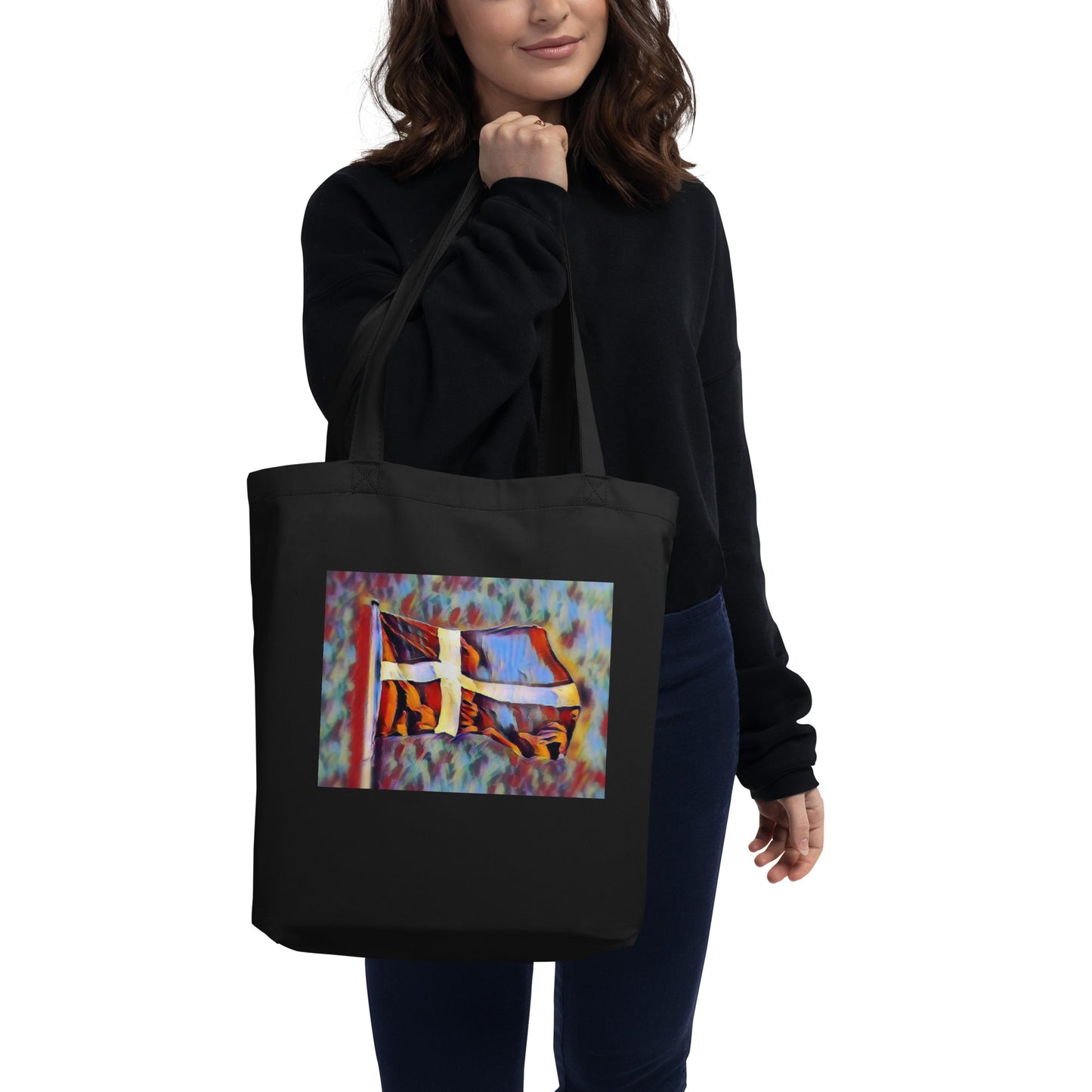 Danish Art Flag Eco Tote Bag