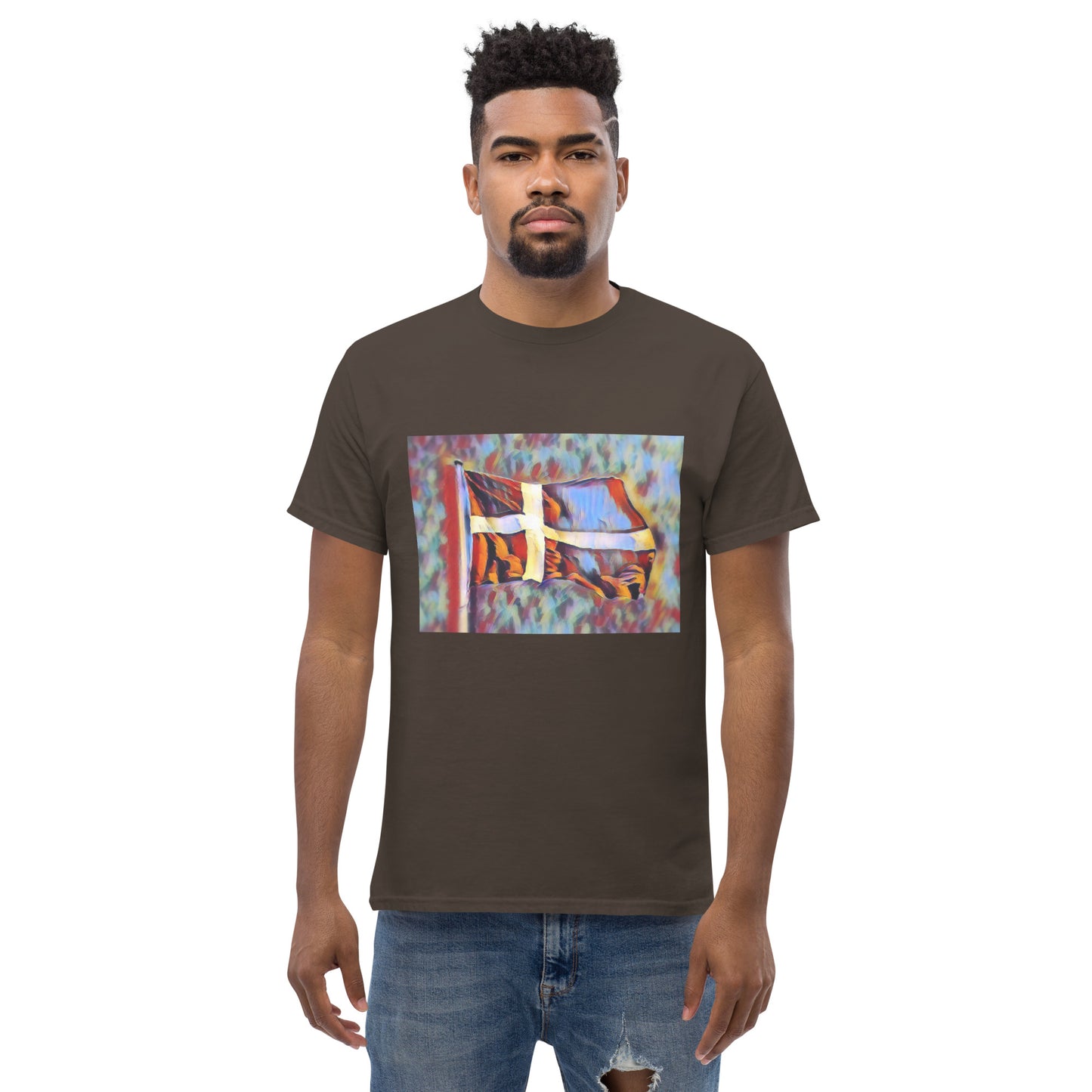 Danish Art Flag Men's classic tee