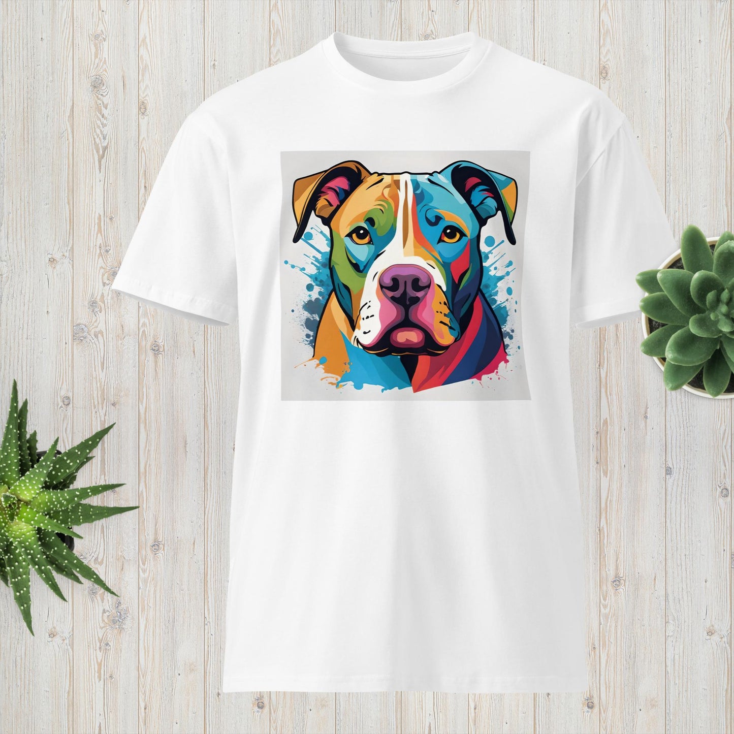 Bright Pitbull Unisex premium t-shirt