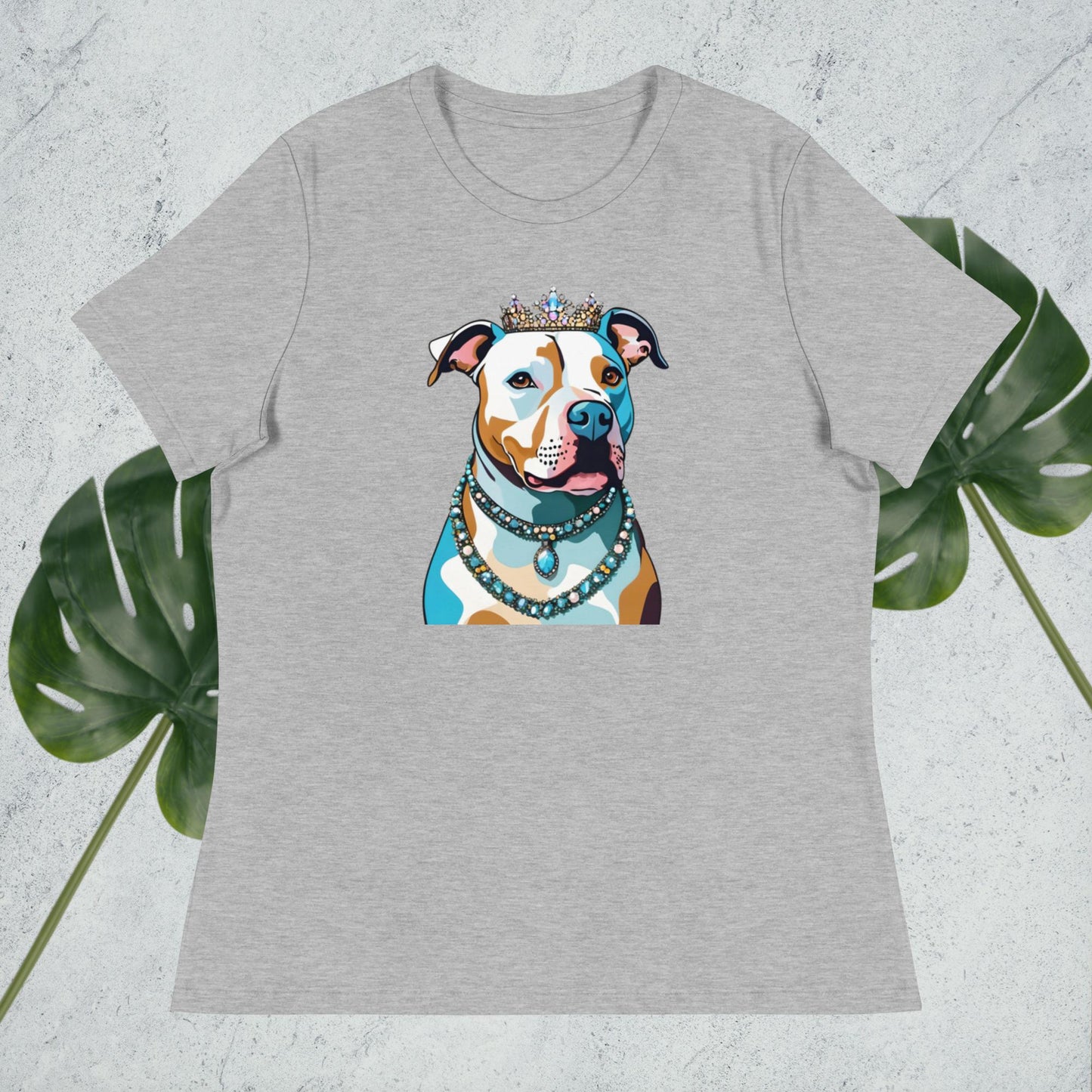 Bridgerton Tiara Pittie Women's Relaxed T-Shirt