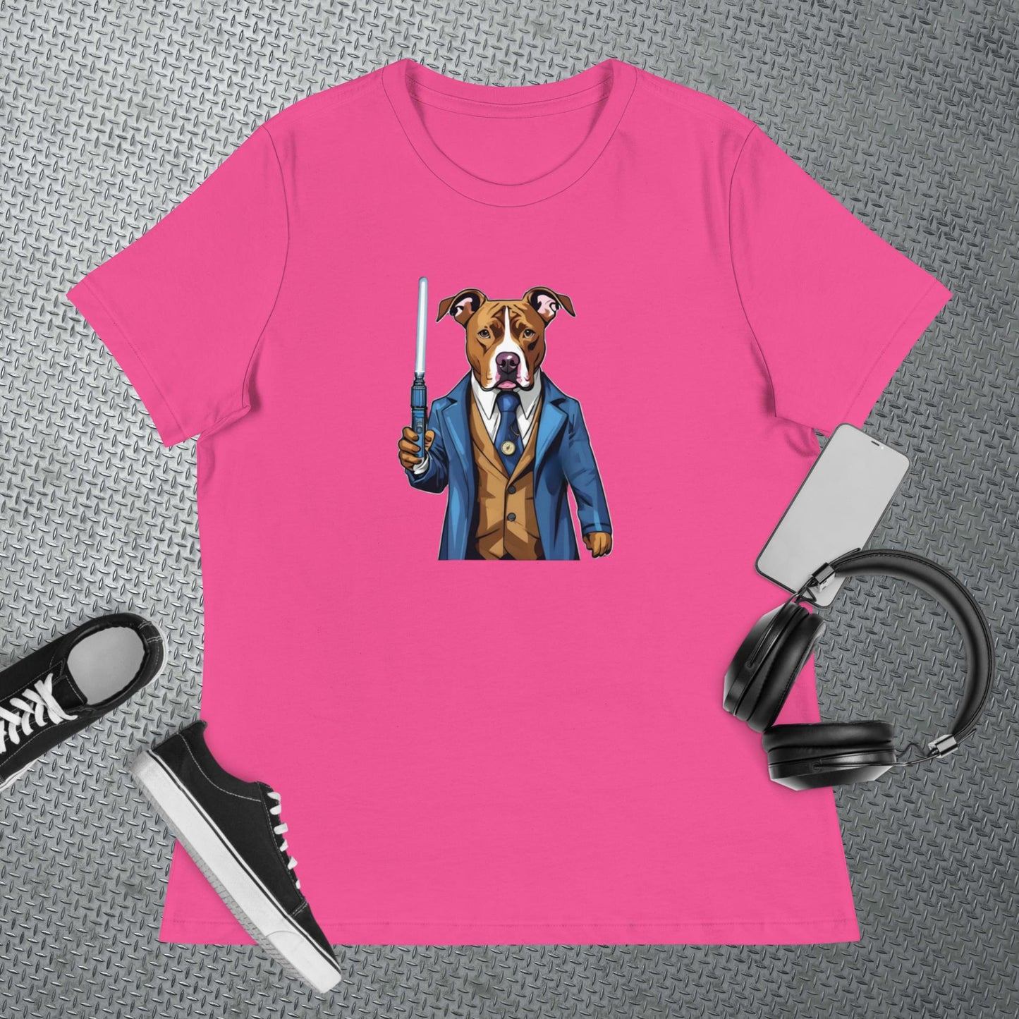 Dr Who Pittie Women's Relaxed T-Shirt