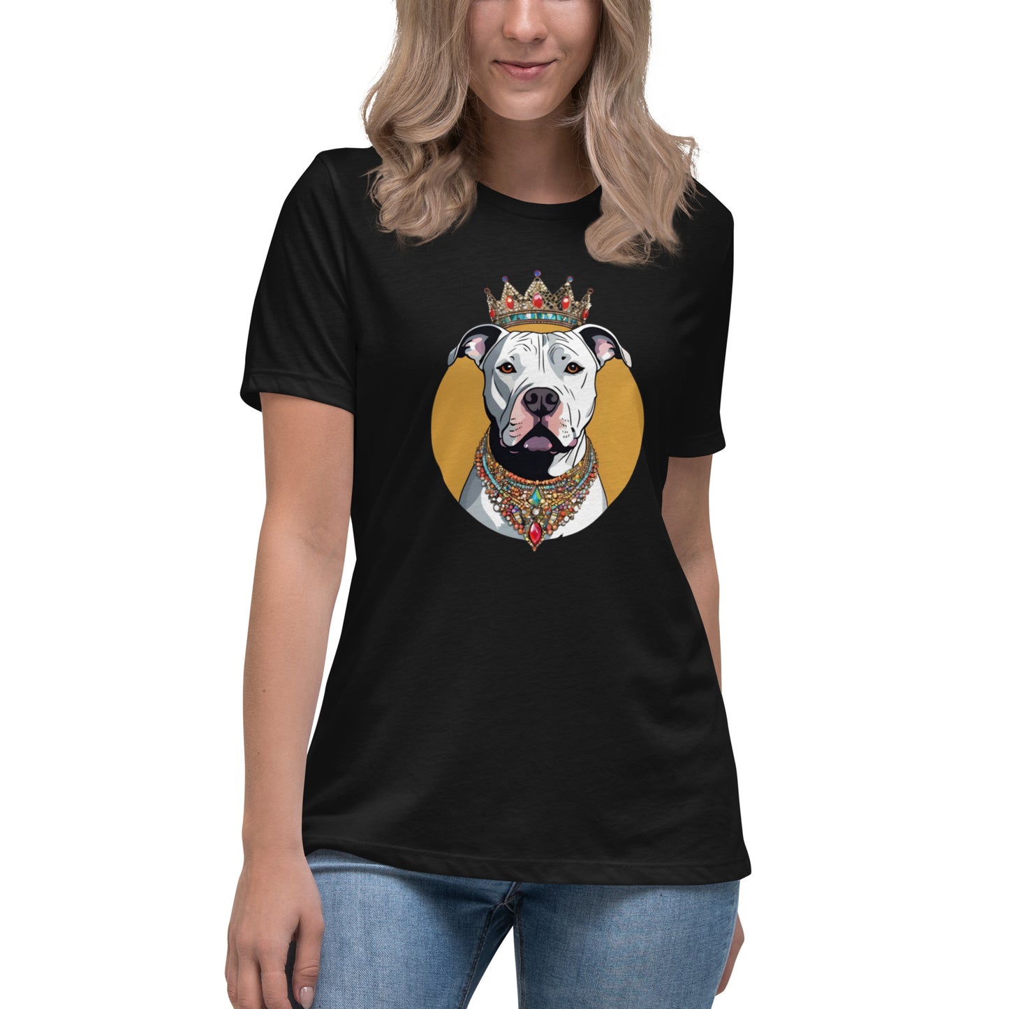 Bridgerton Pretty Princess Pitbull Women's Relaxed T-Shirt