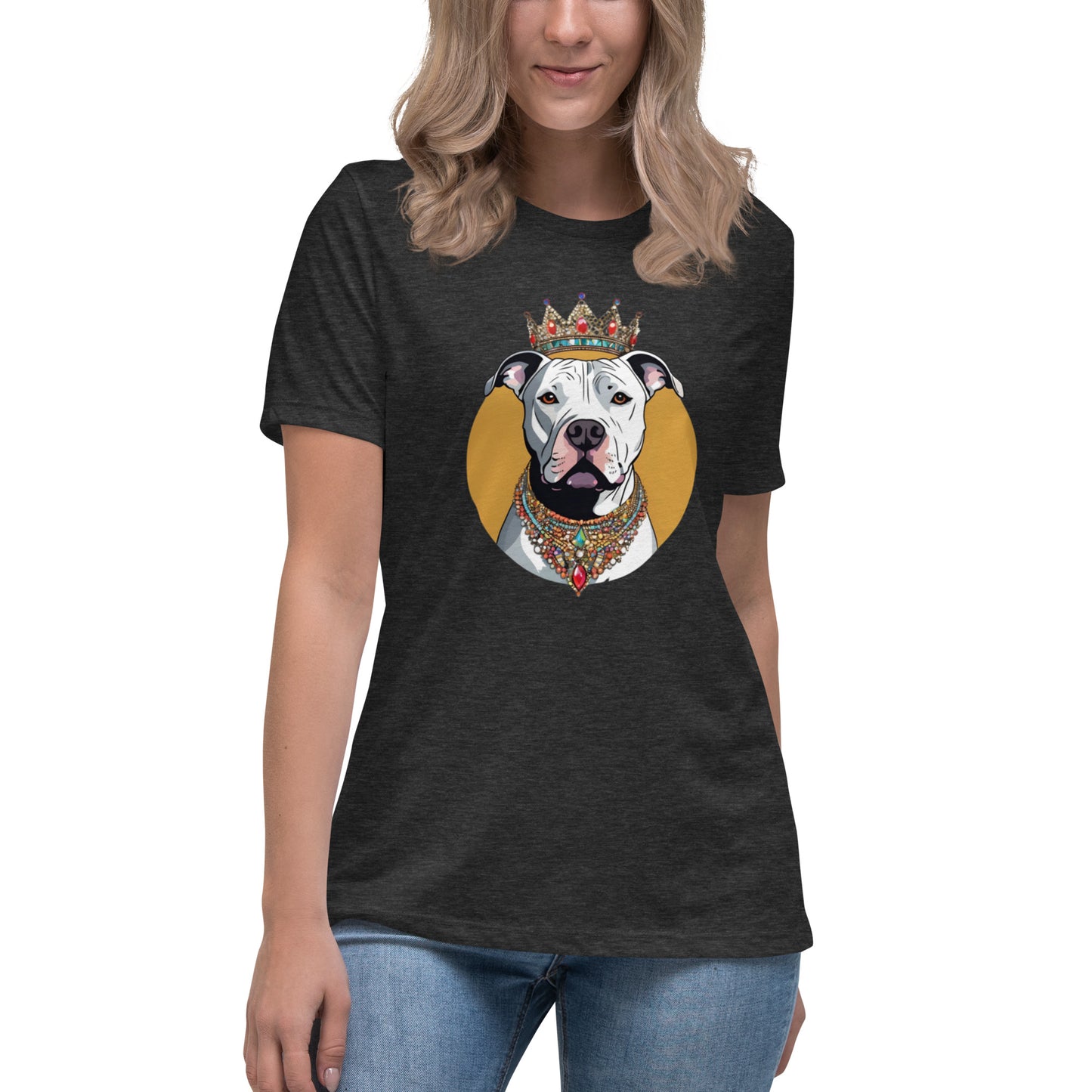 Bridgerton Pretty Princess Pitbull Women's Relaxed T-Shirt