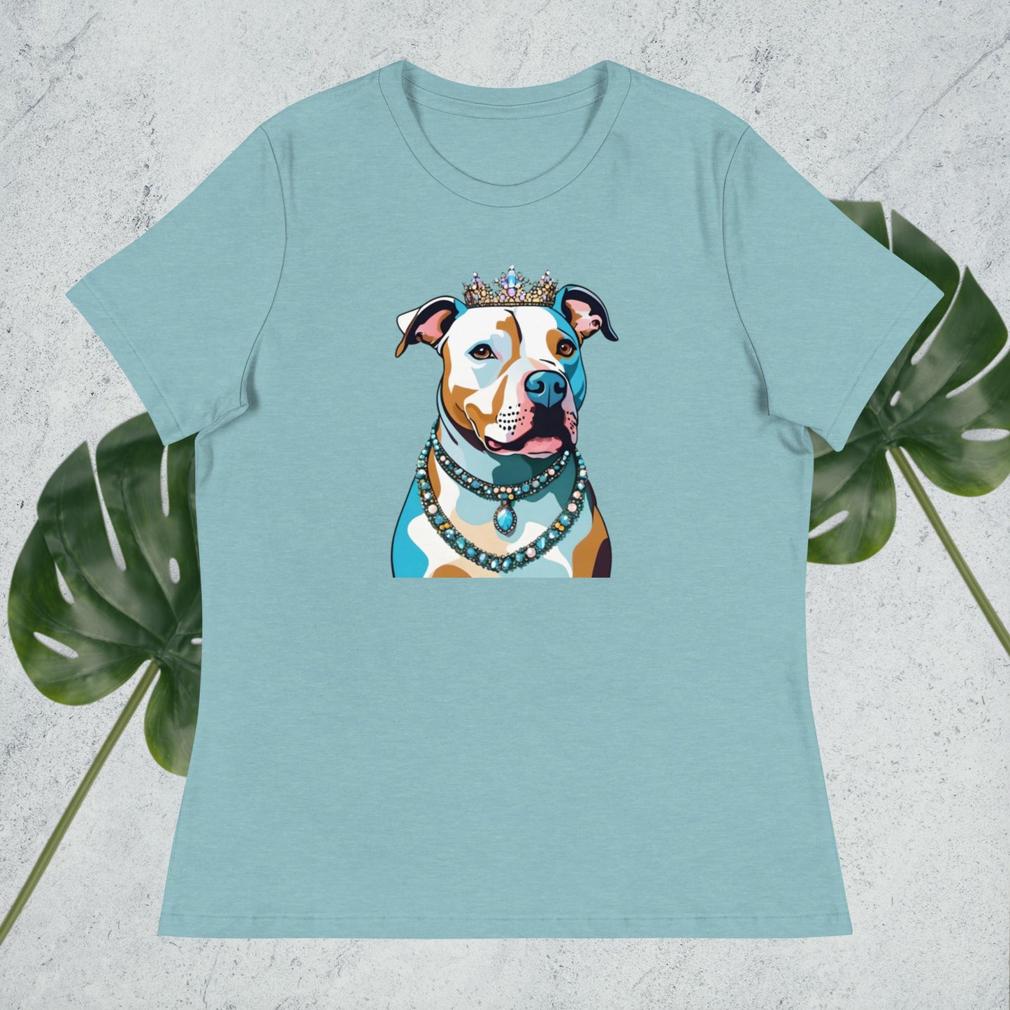 Bridgerton Tiara Pittie Women's Relaxed T-Shirt