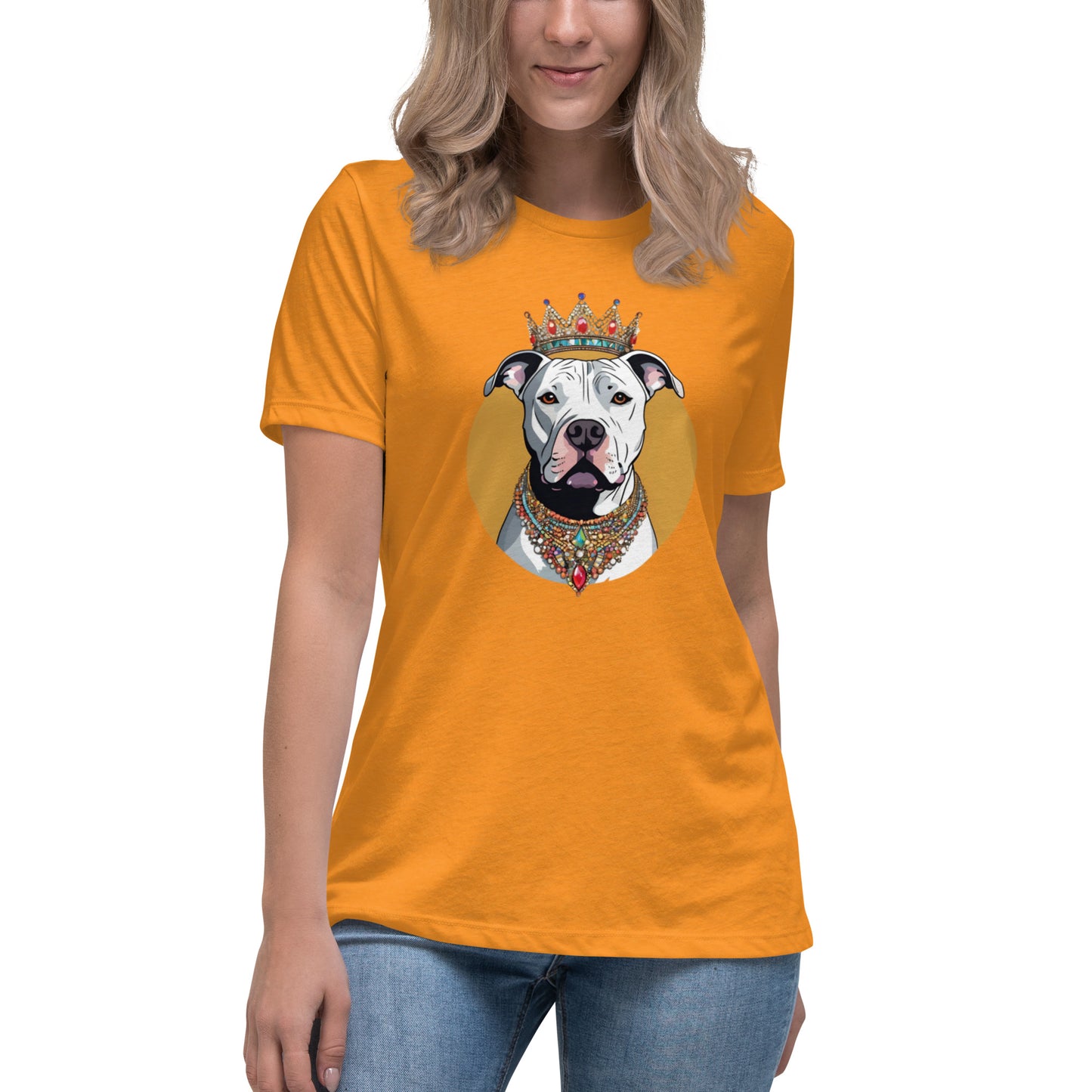 Bridgerton Pretty Princess Pitbull Women's Relaxed T-Shirt