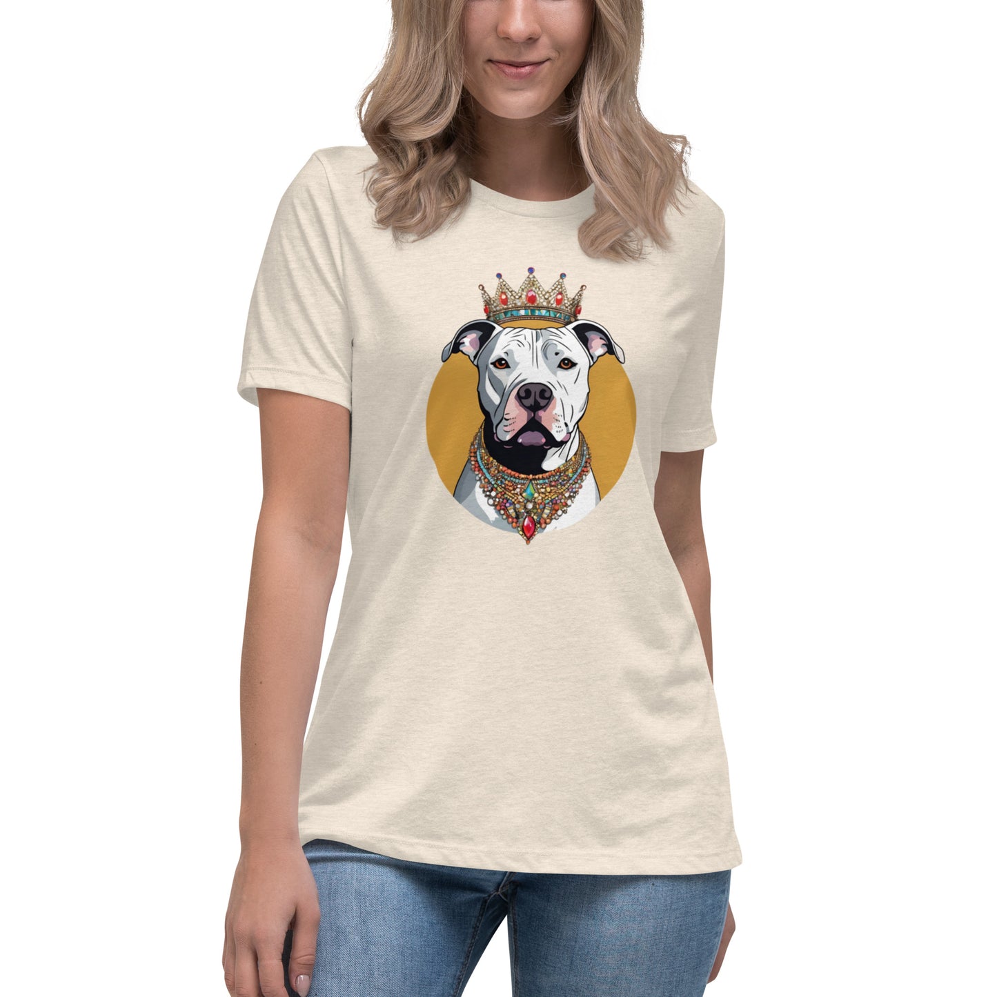 Bridgerton Pretty Princess Pitbull Women's Relaxed T-Shirt