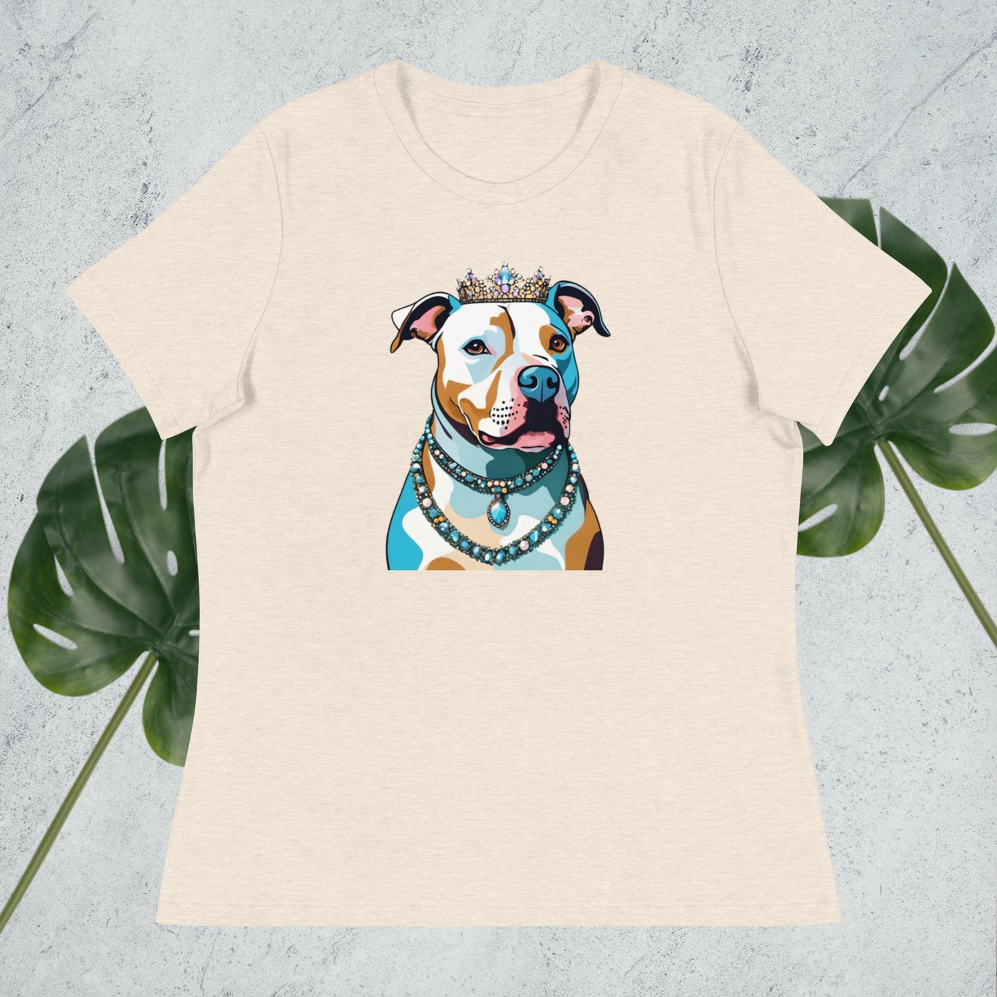 Bridgerton Tiara Pittie Women's Relaxed T-Shirt