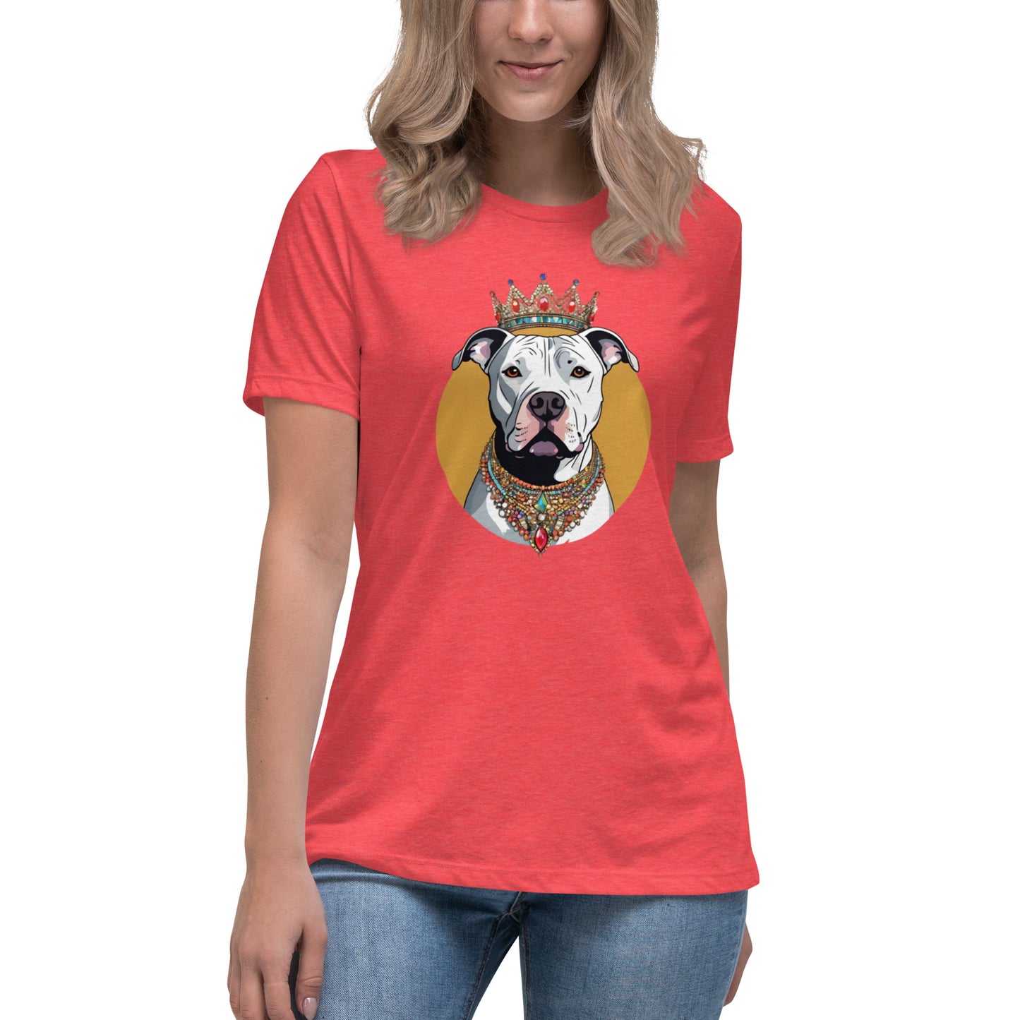 Bridgerton Pretty Princess Pitbull Women's Relaxed T-Shirt