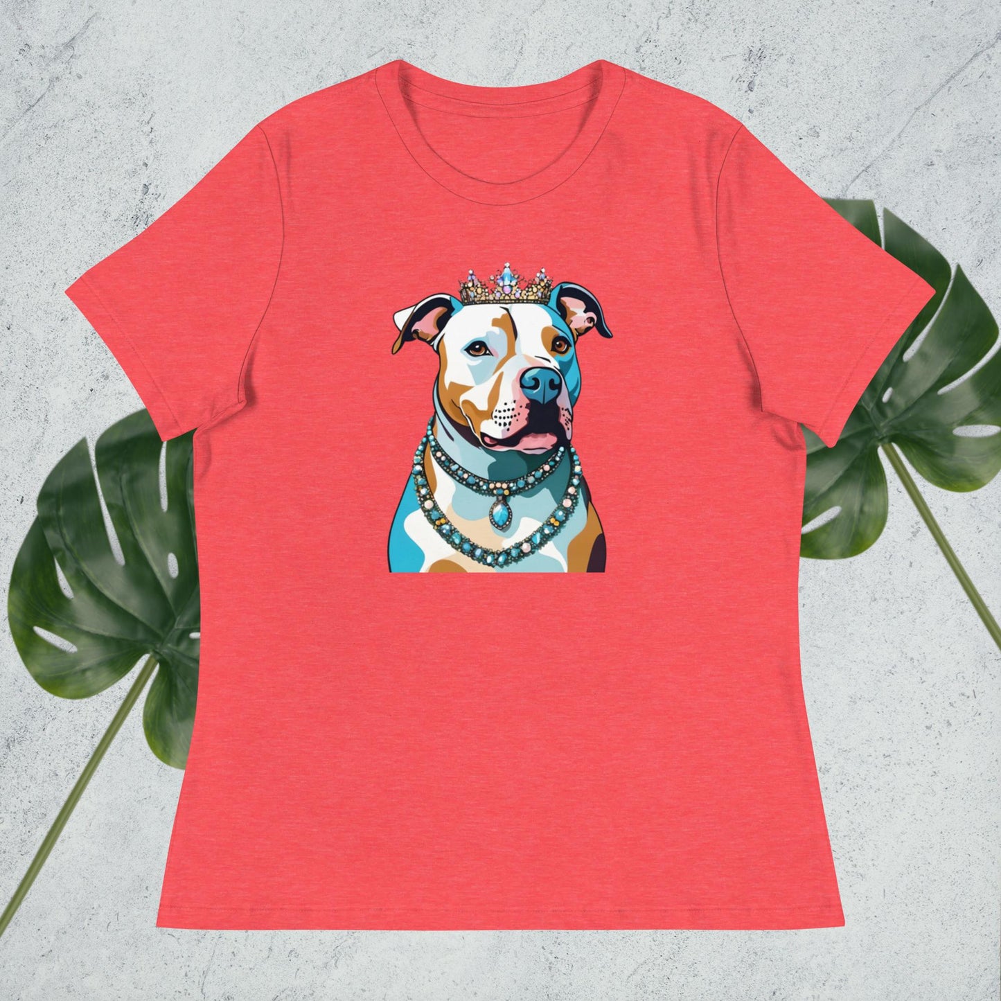 Bridgerton Tiara Pittie Women's Relaxed T-Shirt