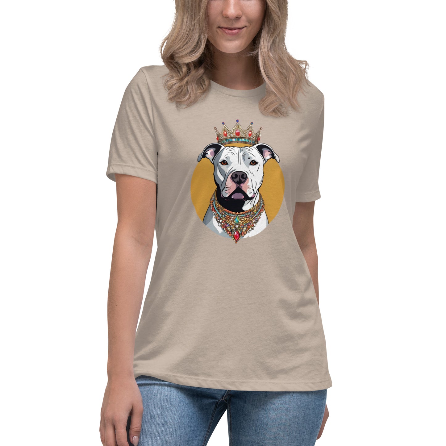 Bridgerton Pretty Princess Pitbull Women's Relaxed T-Shirt