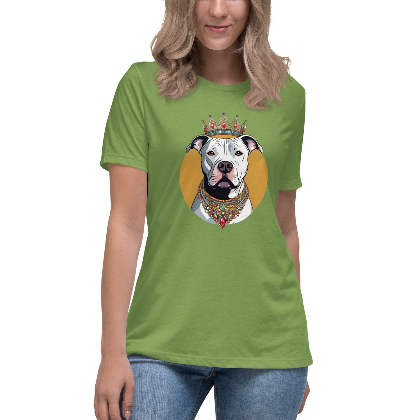 Bridgerton Pretty Princess Pitbull Women's Relaxed T-Shirt