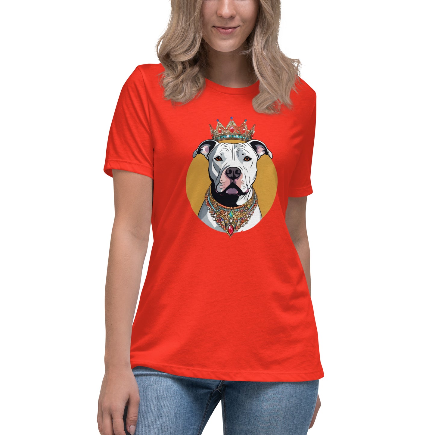 Bridgerton Pretty Princess Pitbull Women's Relaxed T-Shirt