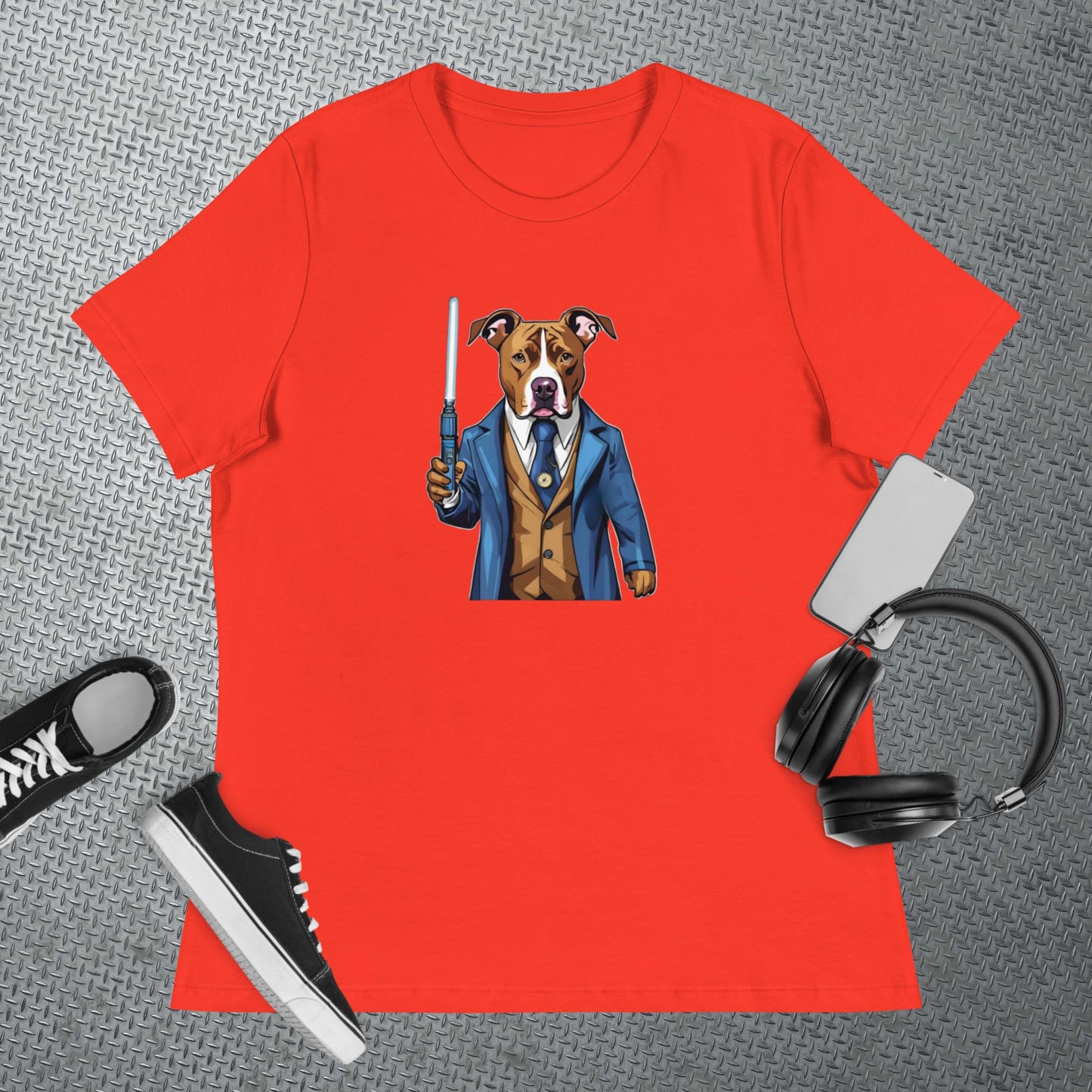 Dr Who Pittie Women's Relaxed T-Shirt