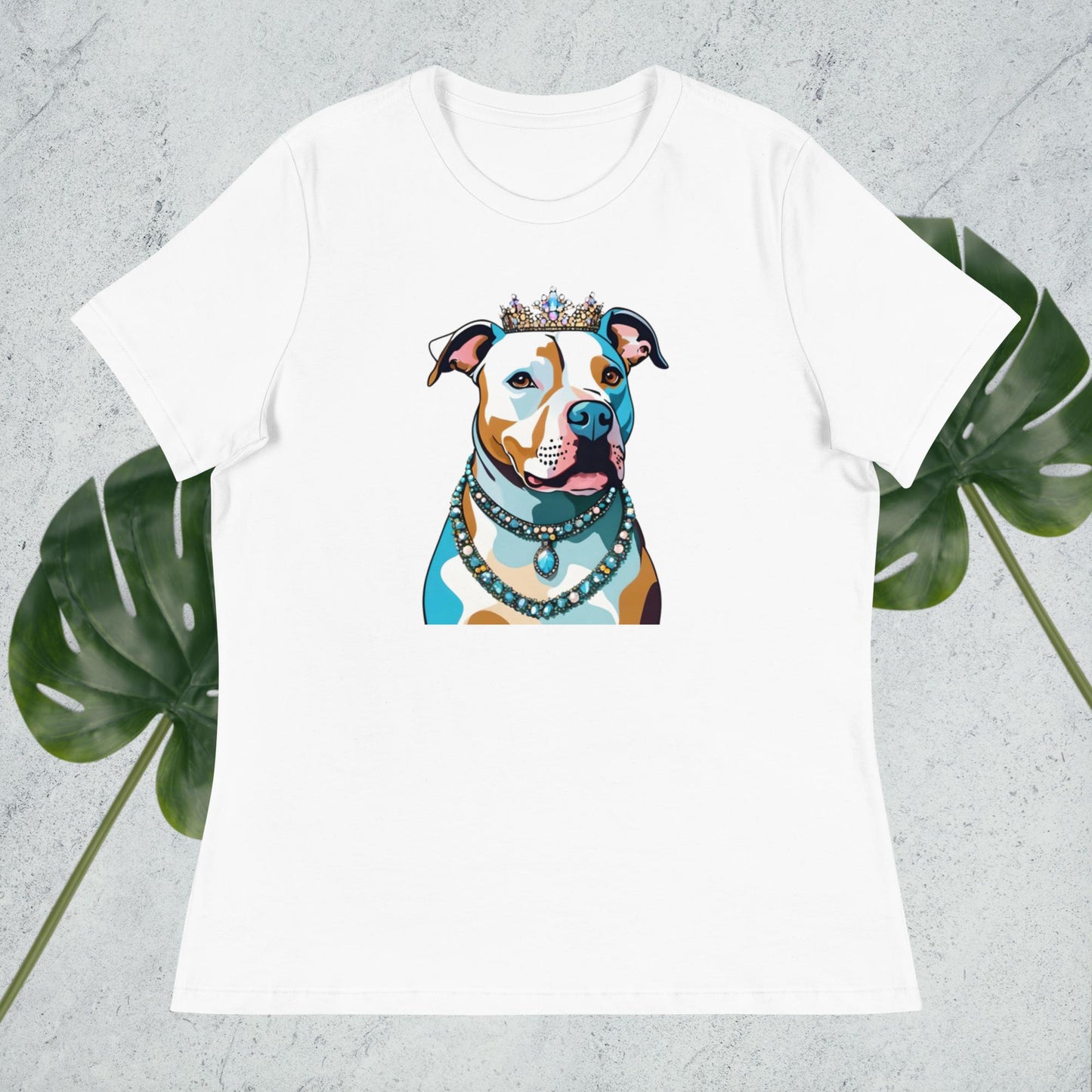 Bridgerton Tiara Pittie Women's Relaxed T-Shirt