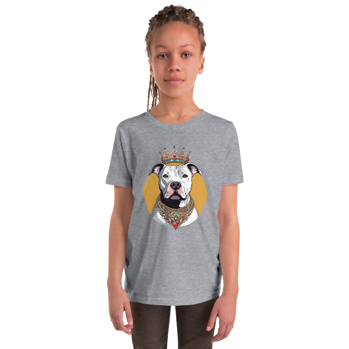 Pittie Pittie Princess Youth Short Sleeve T-Shirt