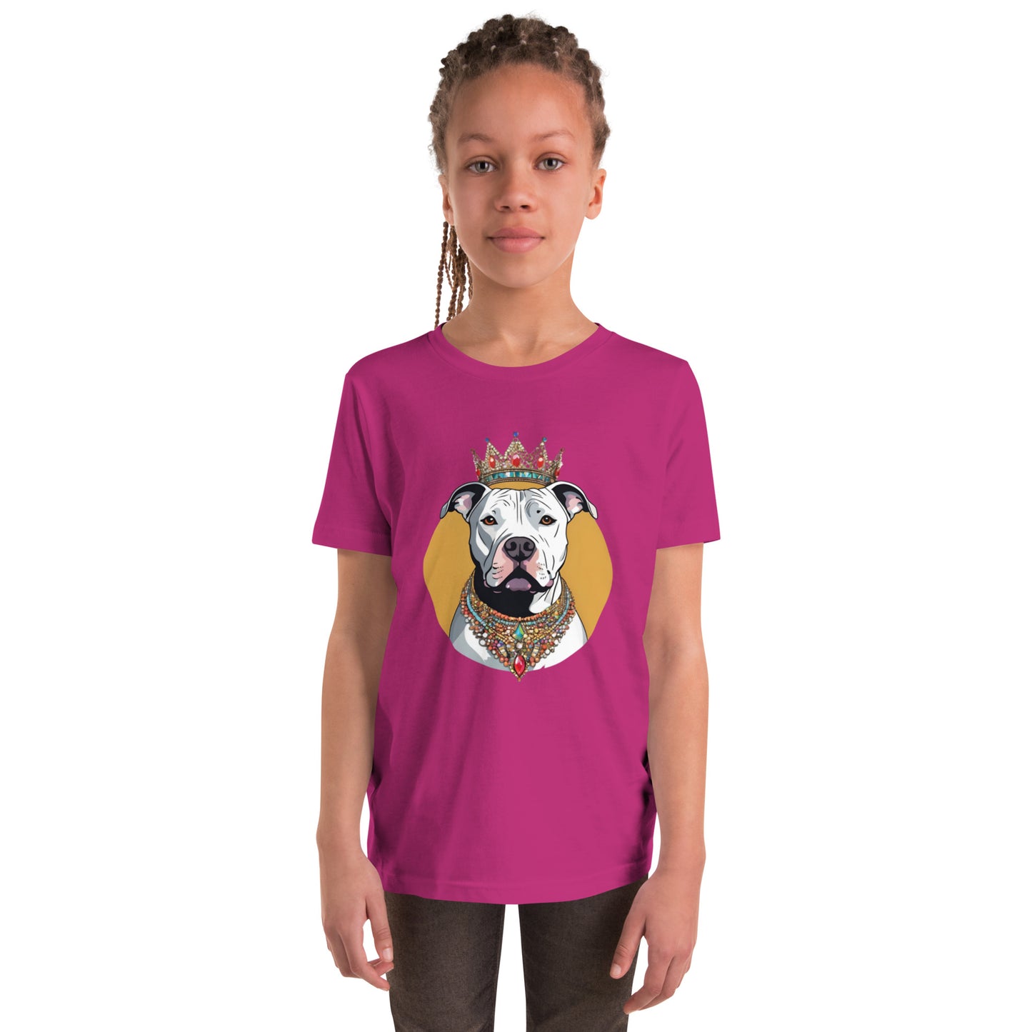 Pittie Pittie Princess Youth Short Sleeve T-Shirt