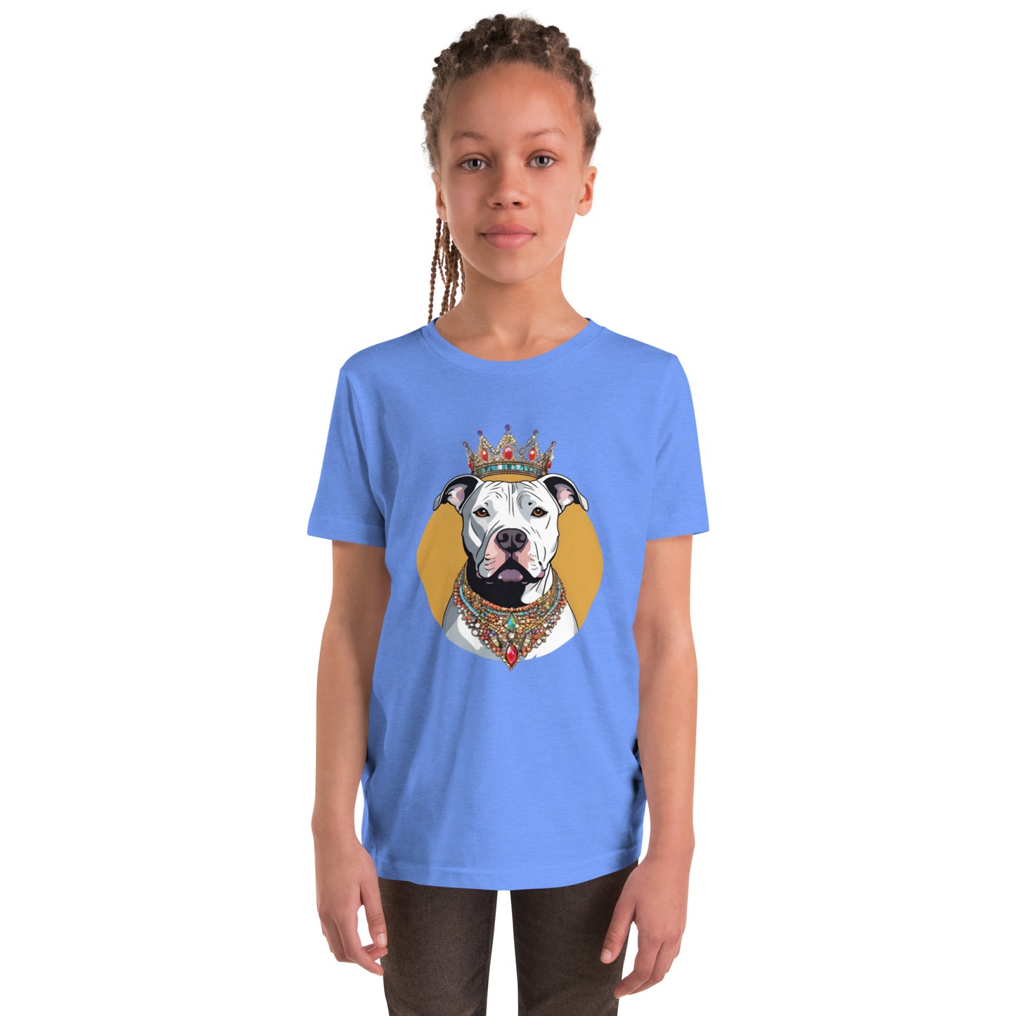 Pittie Pittie Princess Youth Short Sleeve T-Shirt