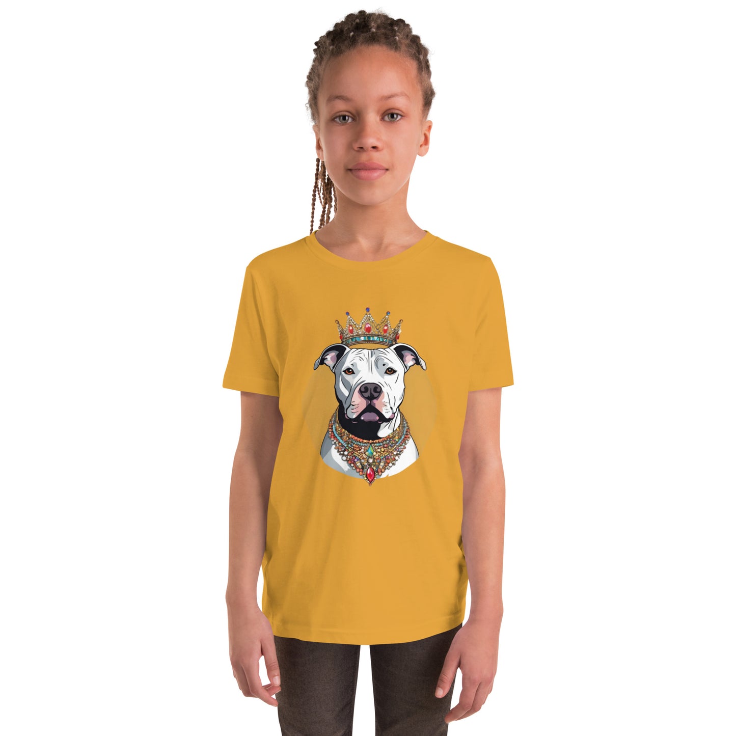 Pittie Pittie Princess Youth Short Sleeve T-Shirt