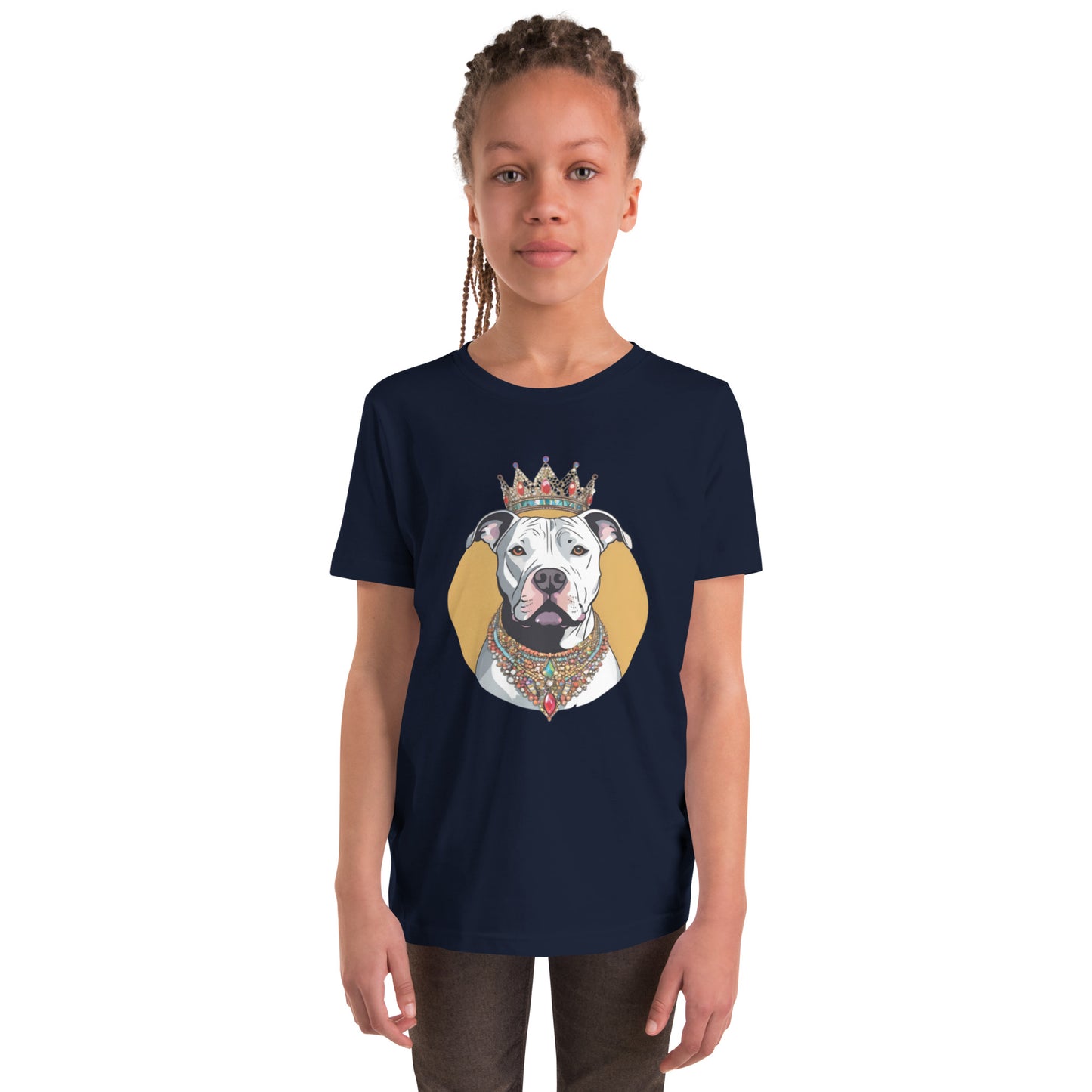 Pittie Pittie Princess Youth Short Sleeve T-Shirt