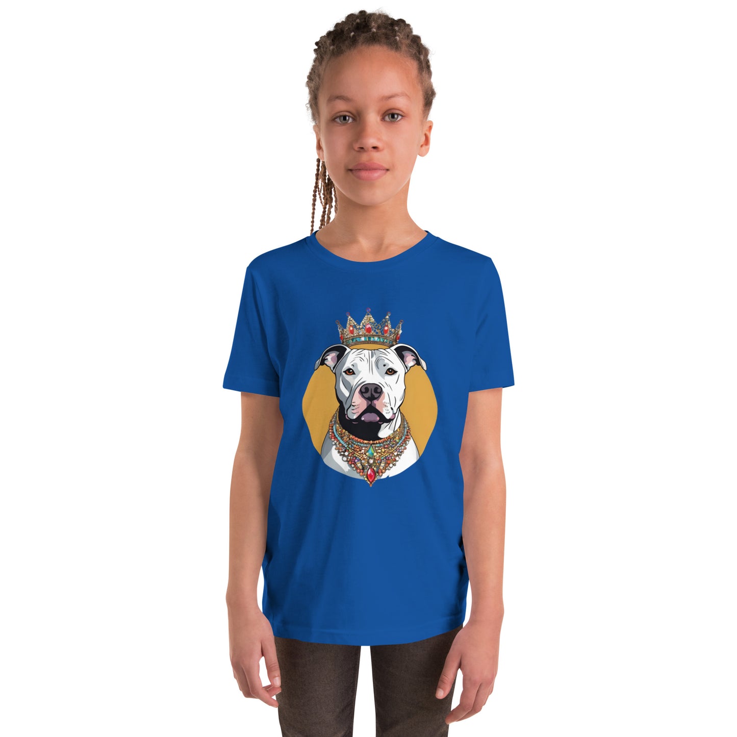 Pittie Pittie Princess Youth Short Sleeve T-Shirt