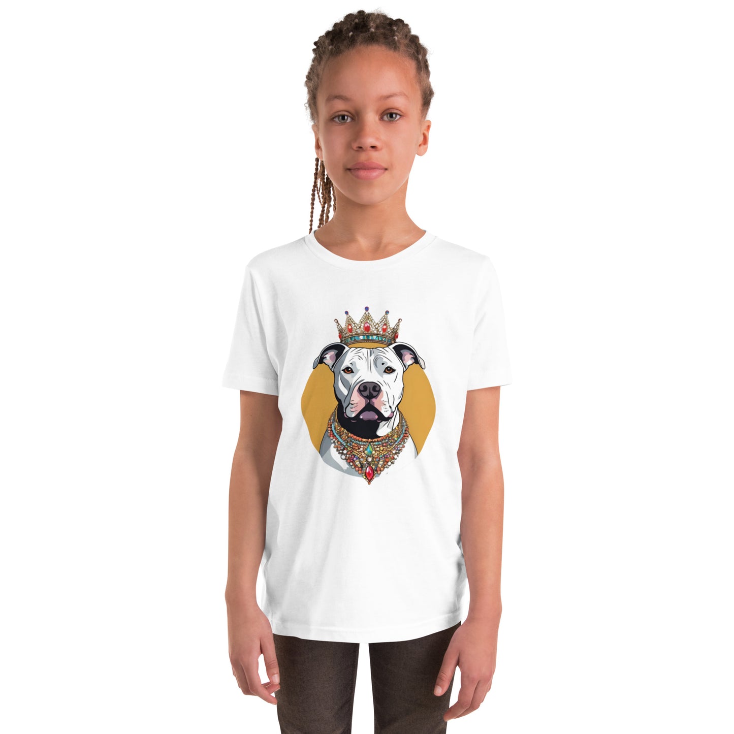 Pittie Pittie Princess Youth Short Sleeve T-Shirt